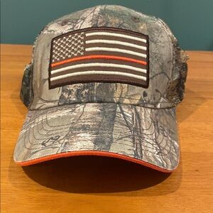 Camouflage American Flag Cap